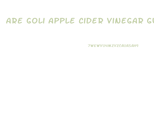 Are Goli Apple Cider Vinegar Gummies Good For Weight Loss