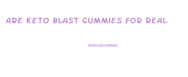 Are Keto Blast Gummies For Real