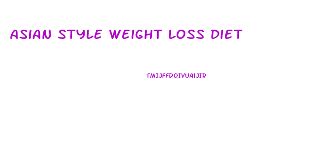 Asian Style Weight Loss Diet