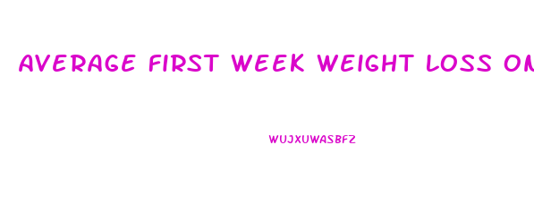 Average First Week Weight Loss On Keto Diet
