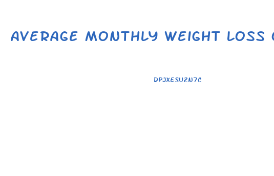 Average Monthly Weight Loss On Ketogenic Diet