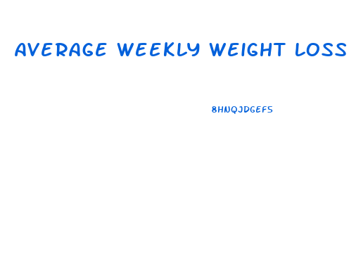 Average Weekly Weight Loss On 16 8 Diet