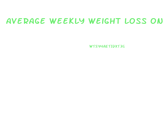 Average Weekly Weight Loss On Slow Carb Diet