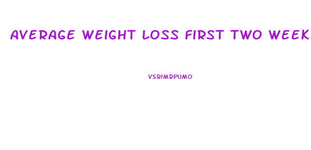 Average Weight Loss First Two Weeks South Beach Diet