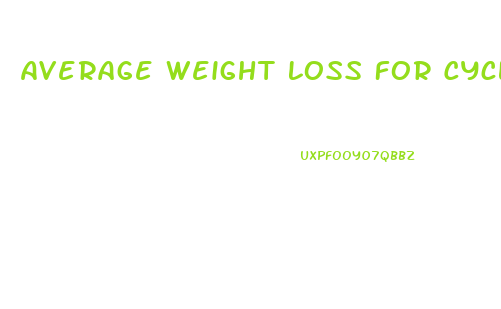Average Weight Loss For Cycle 1 Of 17 Day Diet