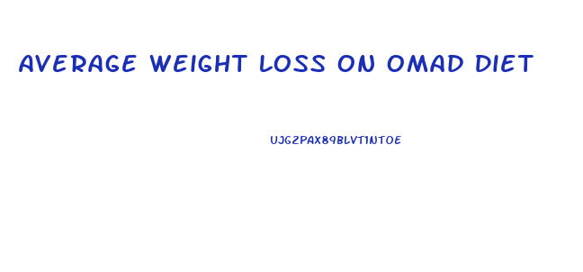 Average Weight Loss On Omad Diet