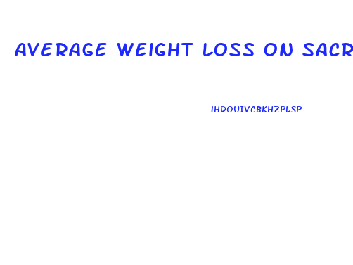 Average Weight Loss On Sacred Heart Diet