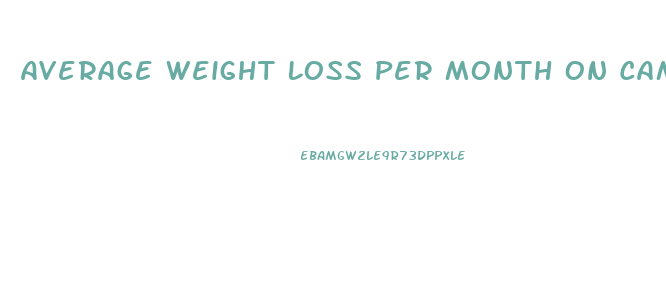Average Weight Loss Per Month On Cambridge Diet