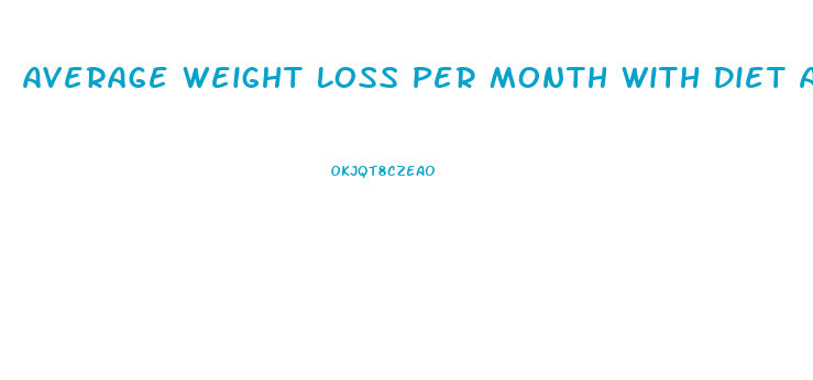 Average Weight Loss Per Month With Diet And Exercise