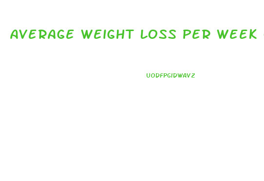 Average Weight Loss Per Week On 5 2 Diet