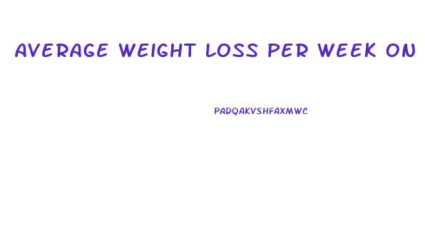 Average Weight Loss Per Week On Dukan Diet