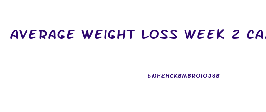 Average Weight Loss Week 2 Cambridge Diet
