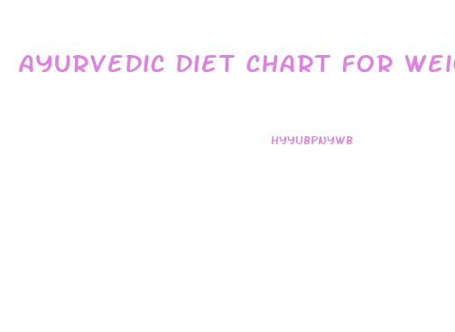 Ayurvedic Diet Chart For Weight Loss