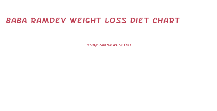 Baba Ramdev Weight Loss Diet Chart