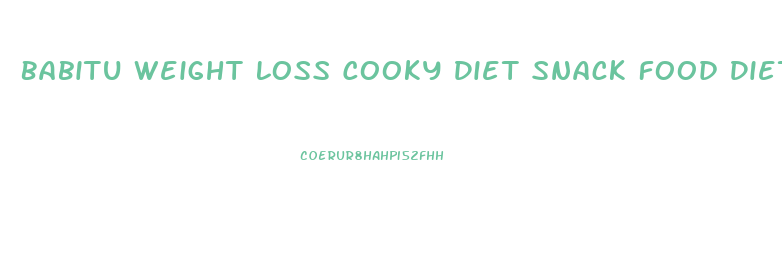 Babitu Weight Loss Cooky Diet Snack Food Dietary Fiber Stick