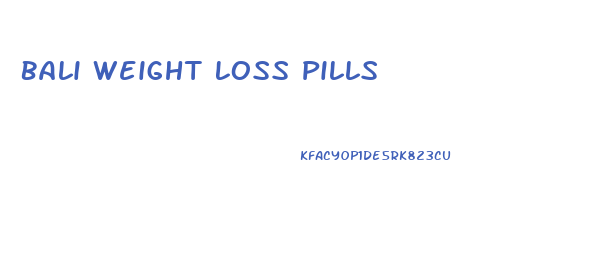 Bali Weight Loss Pills