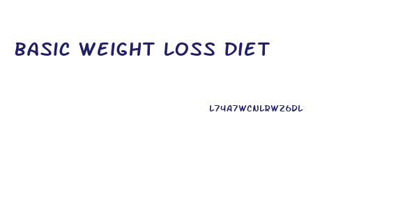 Basic Weight Loss Diet