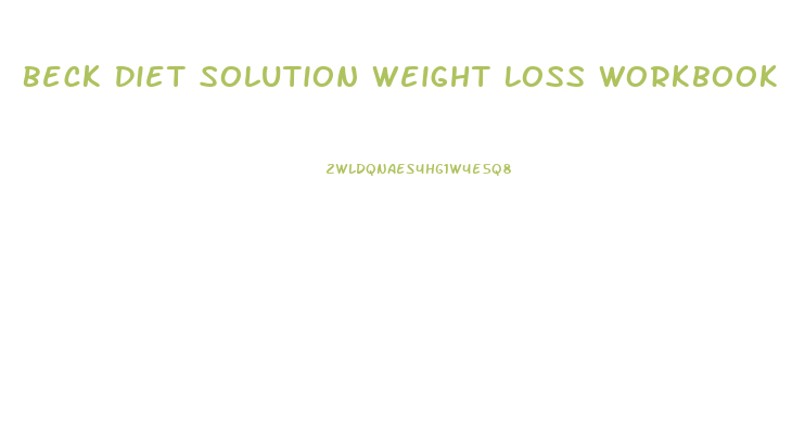 Beck Diet Solution Weight Loss Workbook Pdf