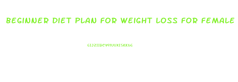 Beginner Diet Plan For Weight Loss For Female Indian