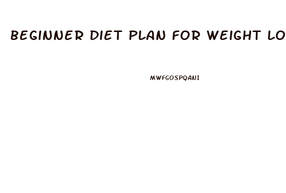 Beginner Diet Plan For Weight Loss For Female Pdf