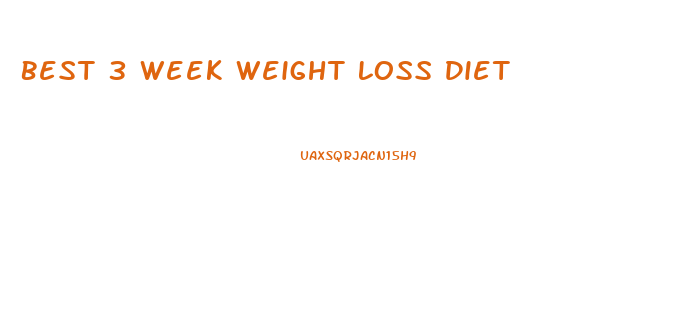Best 3 Week Weight Loss Diet