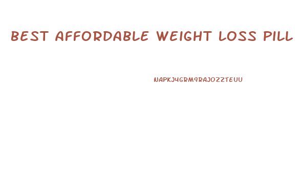 Best Affordable Weight Loss Pill