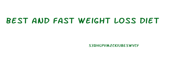 Best And Fast Weight Loss Diet