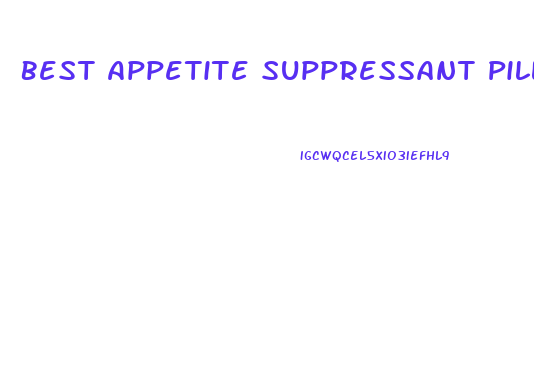 Best Appetite Suppressant Pills For Weight Loss