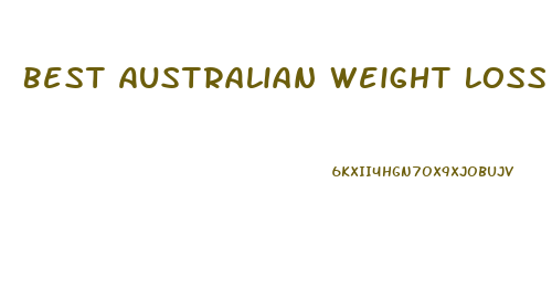 Best Australian Weight Loss Pills