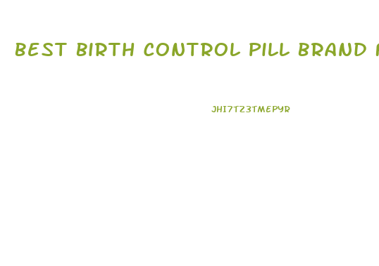 Best Birth Control Pill Brand For Weight Loss