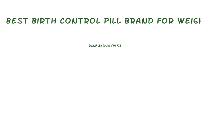 Best Birth Control Pill Brand For Weight Loss