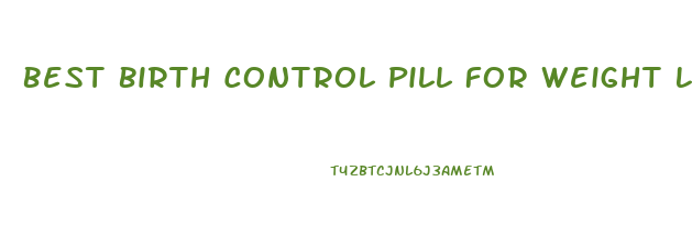 Best Birth Control Pill For Weight Loss Canada