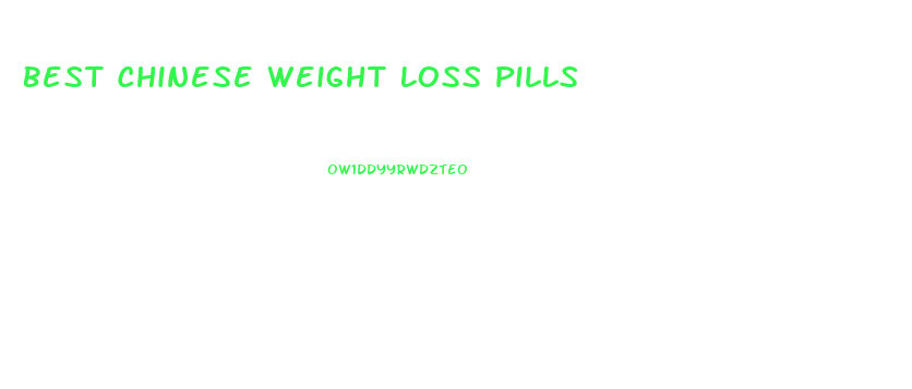 Best Chinese Weight Loss Pills