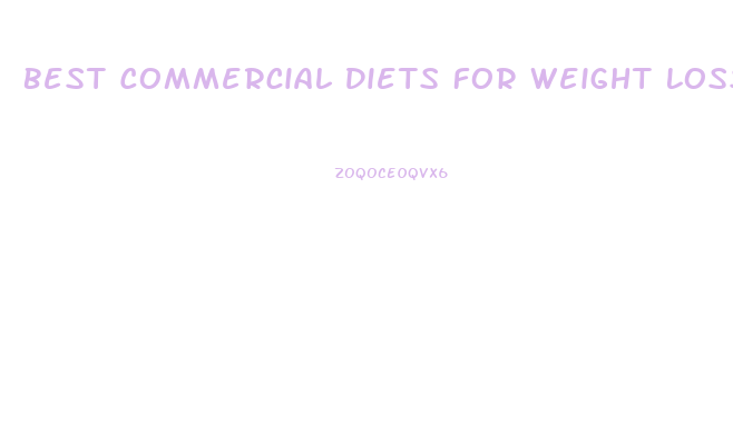 Best Commercial Diets For Weight Loss