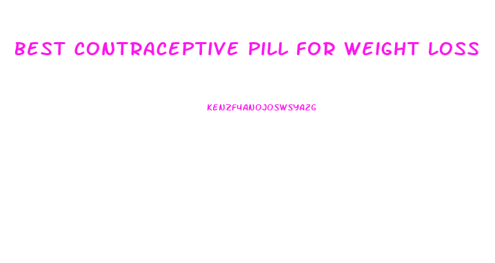 Best Contraceptive Pill For Weight Loss