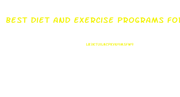 Best Diet And Exercise Programs For Weight Loss