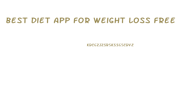 Best Diet App For Weight Loss Free