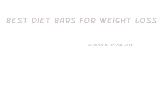 Best Diet Bars For Weight Loss
