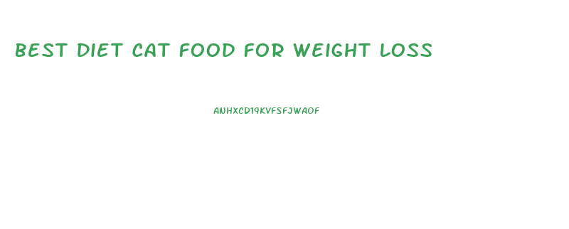 Best Diet Cat Food For Weight Loss