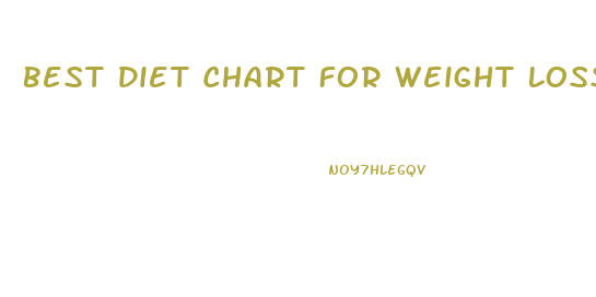 Best Diet Chart For Weight Loss Male