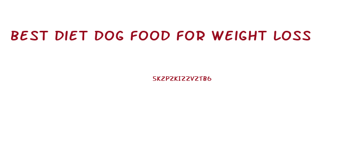 Best Diet Dog Food For Weight Loss