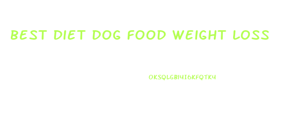 Best Diet Dog Food Weight Loss