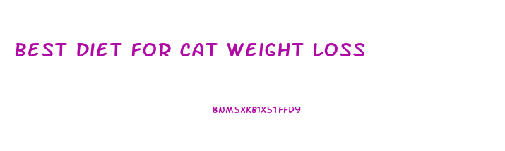 Best Diet For Cat Weight Loss