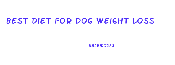 Best Diet For Dog Weight Loss