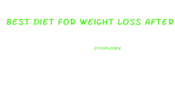 Best Diet For Weight Loss After Pregnancy