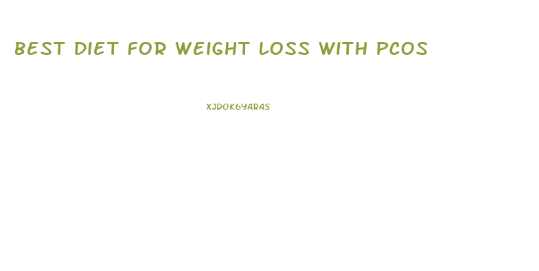 Best Diet For Weight Loss With Pcos