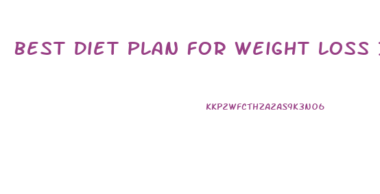 Best Diet Plan For Weight Loss India