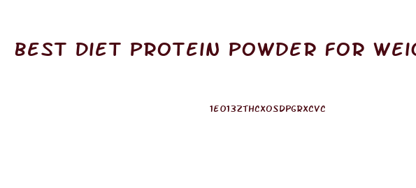 Best Diet Protein Powder For Weight Loss