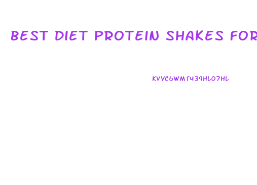 Best Diet Protein Shakes For Weight Loss