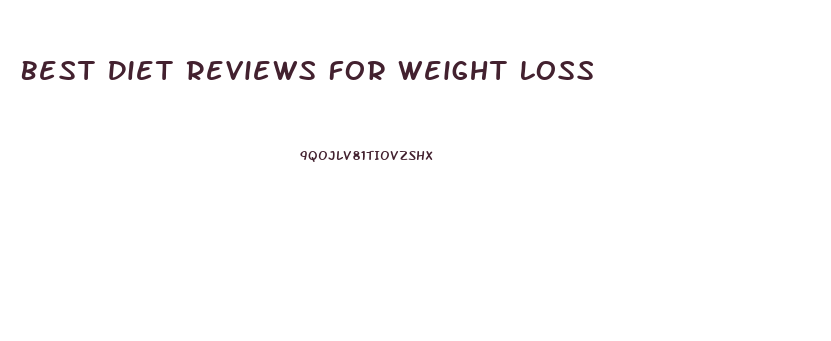 Best Diet Reviews For Weight Loss